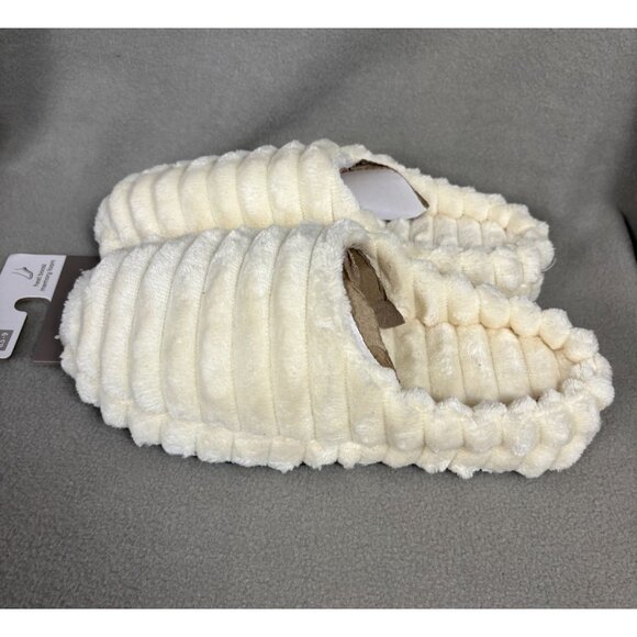 Isotoner Signature Women's Margo Memory Foam Spa Hoodback Slippers Lg 8.5-9 NWTs - Picture 4 of 8